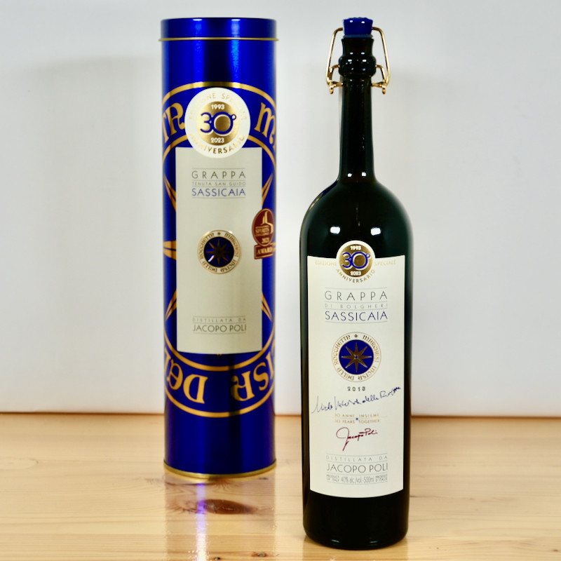 Poli Sassicaia Grappa, 50 cl, 40 % vol.