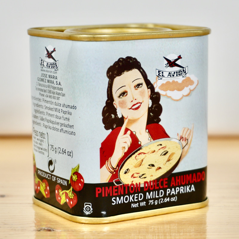 Pimenton Dulce Ahumado Smoked Mild Paprika El Avion 75g