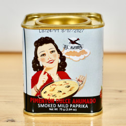 Pimenton Dulce Ahumado Smoked Mild Paprika El Avion 75g