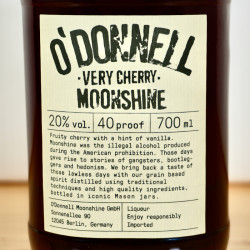 Liqueur - Moonshine O’Donnell Very Cherry / Pralle Kirsche / 70cl / 20%