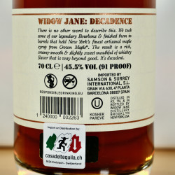 Widow Jane Decadence Aged To Perfection Whiskey / 70cl / 45.5%