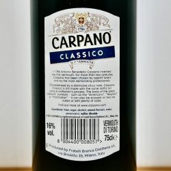 Carpano Classico Vermouth Rosso / 75cl / 16%
