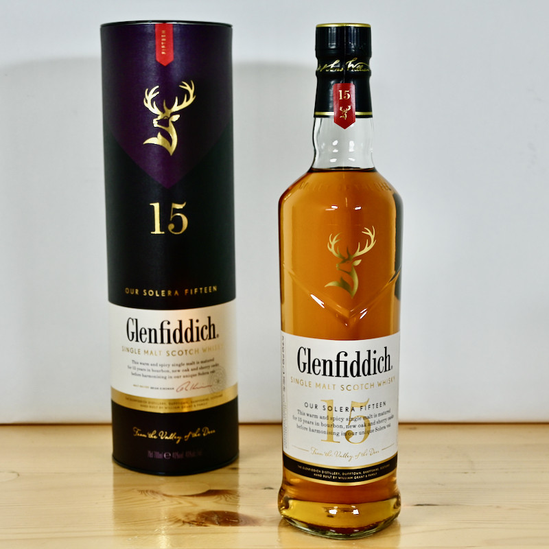 Glenfiddich 15 Years Single Malt Whisky Our Solera Fifteen / 70cl / 40%