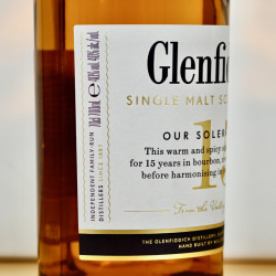 Glenfiddich 15 Years Single Malt Whisky Our Solera Fifteen / 70cl / 40%