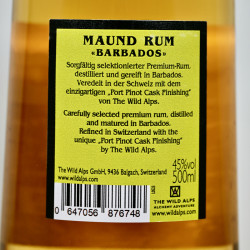 Maund Rum Barbados by The Wild Alps / 50cl / 45%