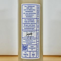 THORALM Salzkammergut Dry Gin / 50cl / 42%