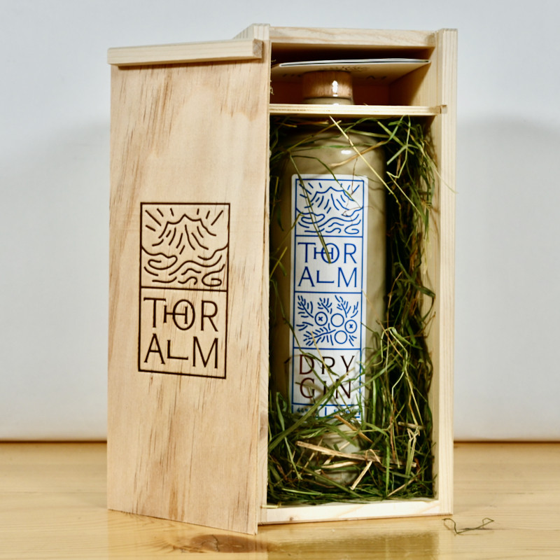 THORALM Salzkammergut Dry Gin in Geschenk-Kiste / 50cl / 42%