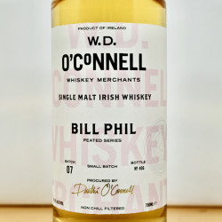 W.D. O Connell Bill Phil Peated Single Malt Whiskey / 70cl / 47.5%