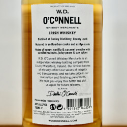 W.D. O Connell 10 Year Bourbon and Rye Whiskey / 70cl / 48%