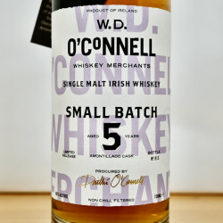 W.D. O Connell Small Batch 5 Years Series Amontillado Whiskey / 70cl / 50%