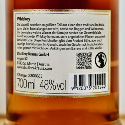 Krauss Sulm Valley Whiskey / 70cl / 48%