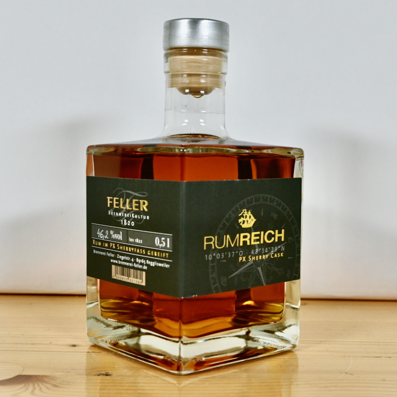 Feller Rumreich PX Sherry Cask 8 Years Rum / 50cl / 46.2%