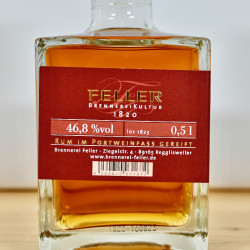Feller Rumreich Ruby Port Cask 8 Years Rum / 50cl / 46.8%