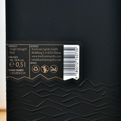 Kaufmann 6 Years Mountain Legend Cask Strength Rum Ahornsirupfass / 50cl / 58%