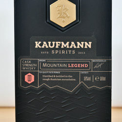 Kaufmann 6 Years Mountain Legend Cask Strength Whisky Apfelbrandfass / 50cl / 58%