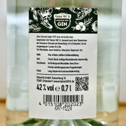 Kaiser Hill 16 Bavarian LDG Gin / 70cl / 42%