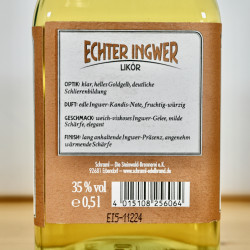 Schraml Echter Ingwer Likör / 50cl / 35%