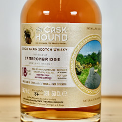 The Caskhound Cameronbridge 18 Years 1st Fill Rioja Finish Single Grain Whisky, 50 cl, 56.2 % vol.