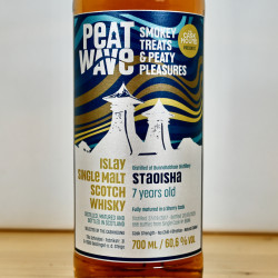 Peatwave Staoisha (Heavily Peated Bunnahabhain) 7 Years Sherry Butt Whisky / 70cl / 60.6%