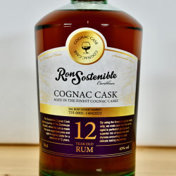 Ron Sostenbile 12 Years Cognac Cask Rum / 70cl / 43%