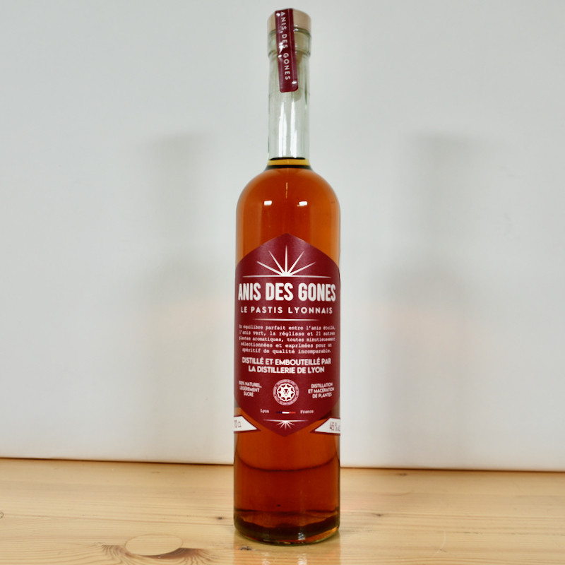 Anis des Gones Le Pastis Lyonnais Rouge / 70cl / 45%