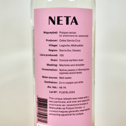 NETA Pulquero Cenico by Celso Garcia Cruz Destilado de Agave / 70cl / 48.1%