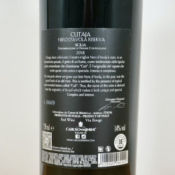 Cutaja Nero d'Avola Riserva Sicilia DOC Caruso e Minini 2018 Rotwein / 75cl / 14%
