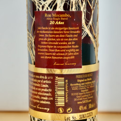 Mocambo 20 Years Art Edition Rum, 50 cl, 40 % vol.