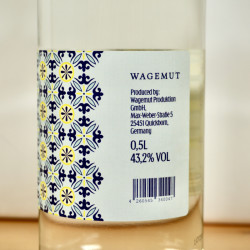 Wagemut HGSB London Dry Gin / 50cl / 43.2%