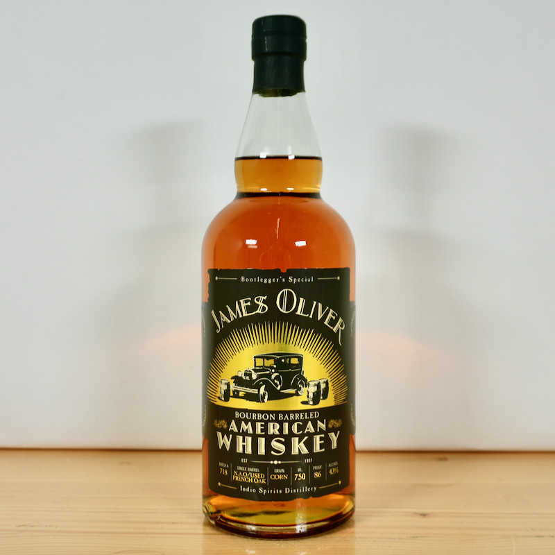 James Oliver Bourbon Barreled American Whiskey / 75cl / 43%