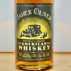 James Oliver Bourbon Barreled American Whiskey / 75cl / 43%