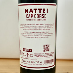 Mattei Cap Corse Rouge Cuvée Louis Napoléon (Apéritif au Quinquina) / 75cl / 17%
