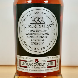 Hazelburn 8 Years Sherry Wood Single Malt Whisky / 70cl / 48.2%