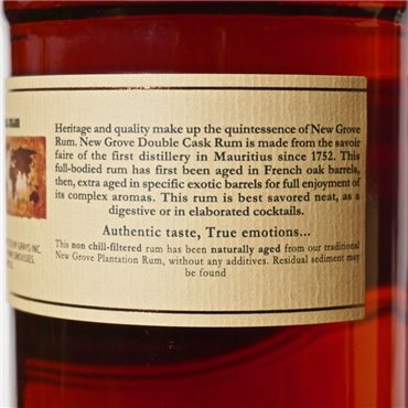 Rum - New Grove Double Cask Acacia Finish / 70cl / 47% Rum 71,00 CHF