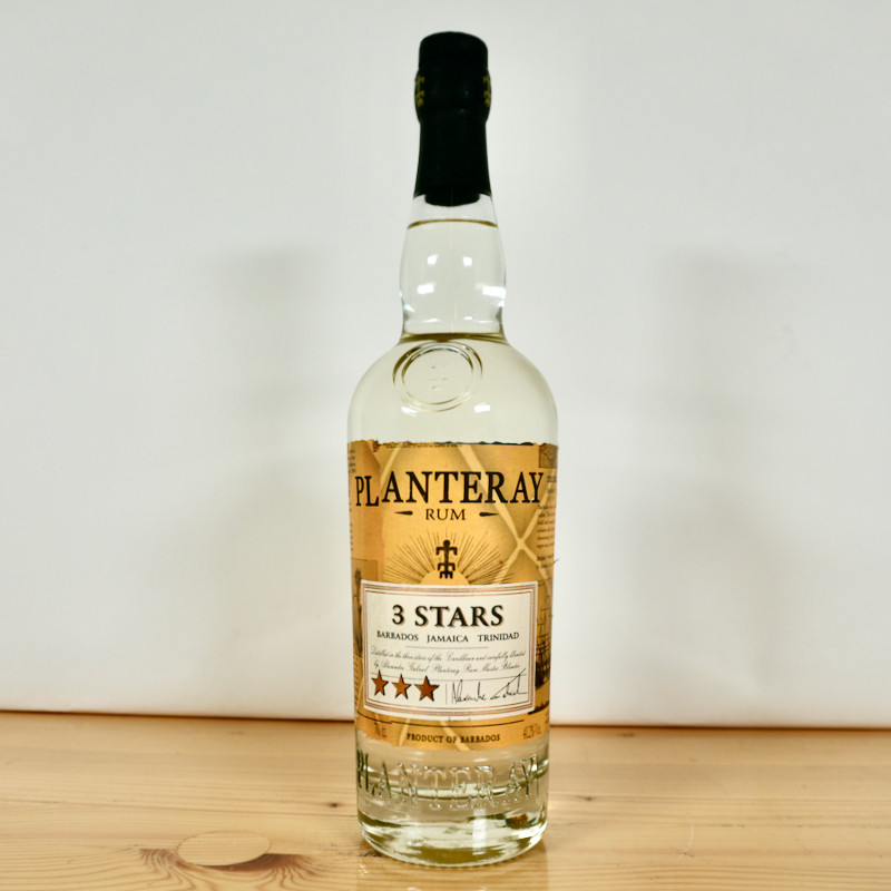 Planteray 3 Stars White Rum Jamaica Barbados Trinidad / 70cl / 41.2%