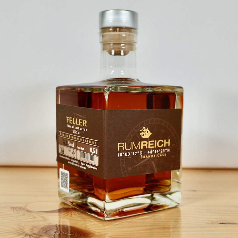 Feller Rumreich Brandy Cask Rum 11 Years / 50cl / 71.2%