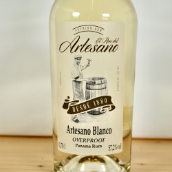 El Ron del Artesano Blanco Overproof Panama Rum / 70cl / 57.2%