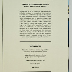 The Macallan Art is the Flower Single Malt Whisky / 70cl / 50.4%