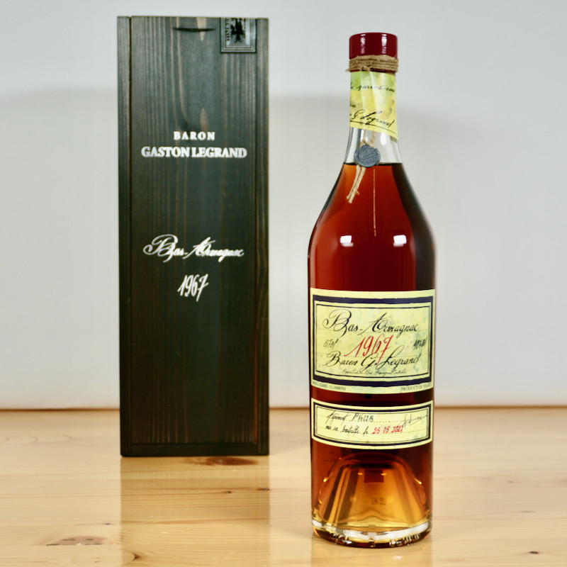 Baron Gaston Legrand 1967 Bas-Armagnac, 70 cl, 40 % vol.