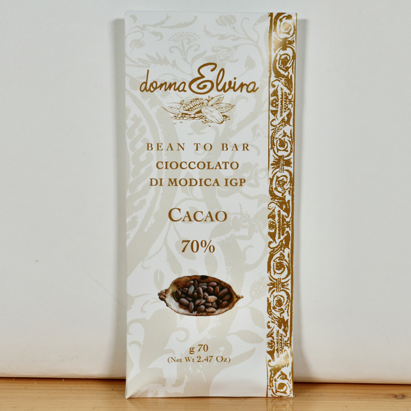 Donna Elvira Cioccolato di Modica 70% Cacao 70g