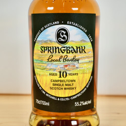 Springbank Local Barley 10 Years Single Malt Whisky / 70cl / 55.2%