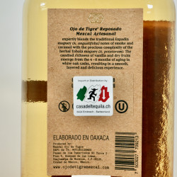 Ojo de Tigre Espadin-Tobala Mezcal Reposado / 70cl / 37%