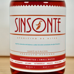 Sinsonte Chili-Likör Aperitivo de Ajíes Peruano / 75 cl / 23 % vol.