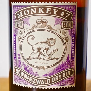 Gin - Monkey 47 Dry / 50cl / 47% Gin 50,00 CHF