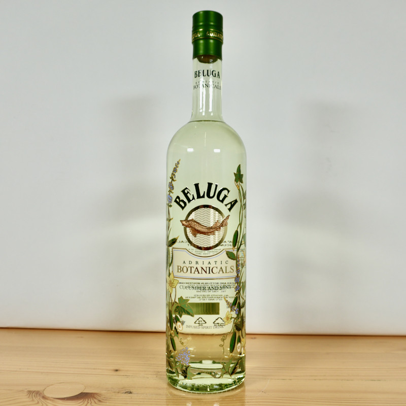 Beluga Adriatic Botanicals Cucumber & Mint Flavoured Vodka, 70 cl, 30 % vol.