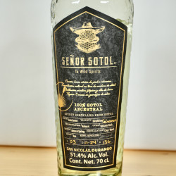 Señor Sotol Ancestral Black Label, 70 cl, 51.4 % vol.
