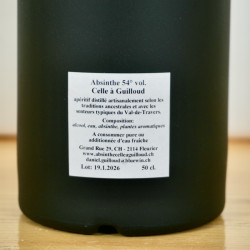 Absintherie Guilloud, Absinthe Celle a Guilloud Black Edition, 50 cl, 54 % vol.