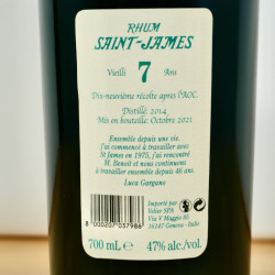 Saint James 2014 Rhum Agricole 7 Years 25th AOC Anniversary Velier, 70 cl, 47 % vol.