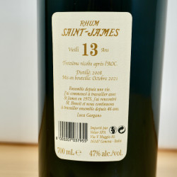 Saint James 2008 Rhum Agricole 13 Years 25th AOC Anniversary Velier, 70 cl, 47 % vol.