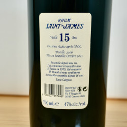 Saint James 2006 Rhum Agricole 15 Years 25th AOC Anniversary Velier, 70 cl, 47 % vol.